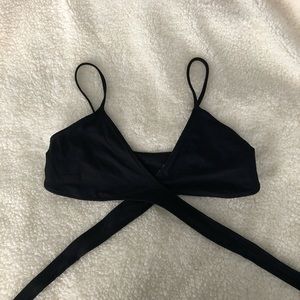 L space reversible Chloe wrap top